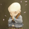 Praying Monk